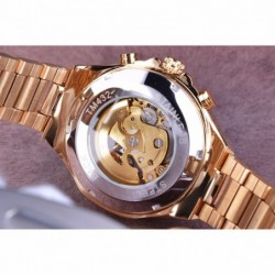 Mechanical sport watch - skeleton dial design - stainless steelWatches