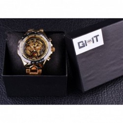 Mechanical sport watch - skeleton dial design - stainless steelWatches