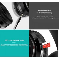 B39 - LED - Fones de ouvido sem fio Bluetooth - fone de ouvido com microfone