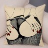 Capa de almofada decorativa - garota sexy - 45 * 45 cm