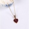 Red heart shaped pendant with cross - with necklaceNecklaces