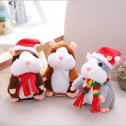 Natal falando hamster - brinquedo de pelúcia