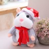 Natal falando hamster - brinquedo de pelúcia