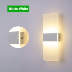 3W - 6W - 7W - Lâmpada de parede de acrílico LED