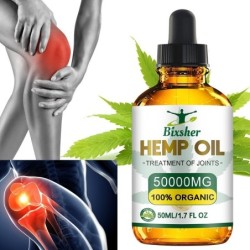 Organic hemp oil - rheumatoid arthritis - muscle pain relief - massage oilMassage