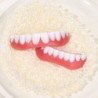Prótese cosmética de silicone - aparelho superior/inferior