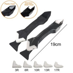 Raspador de selante de silicone - remoção de molde - ferramenta 5 em 1