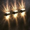 Luminária de parede solar para jardim - luz ascendente / descendente - LED - à prova d'água