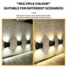 Luz solar para jardim - candeeiro de parede LED - à prova de água