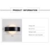 Modern LED wall lamp - square / round - 4WWall lights