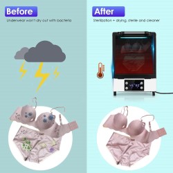Esterilizador com temperatura constante de ozônio - função UV - 99% de desinfecção bacteriana - 12L