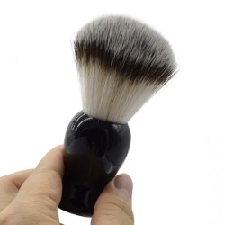 Conjunto de barbear profissional - escova - tigela de aço inoxidável - com suporte