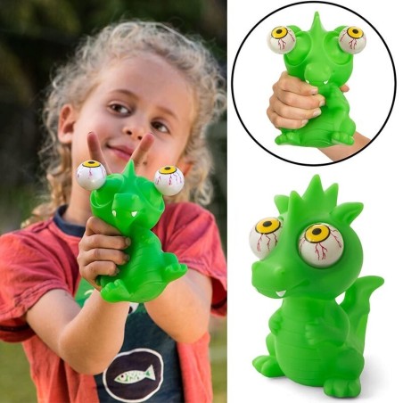 Brinquedos de olhos arregalados - brinquedo de apertar - brinquedo de alívio do estresse - dinossauro - gato - sapo - elefante