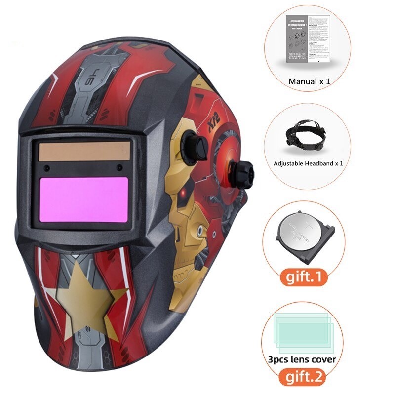 Welding mask - auto darkening - Solar - automatic - DIN 4/9-13 TIG MIGHelmets
