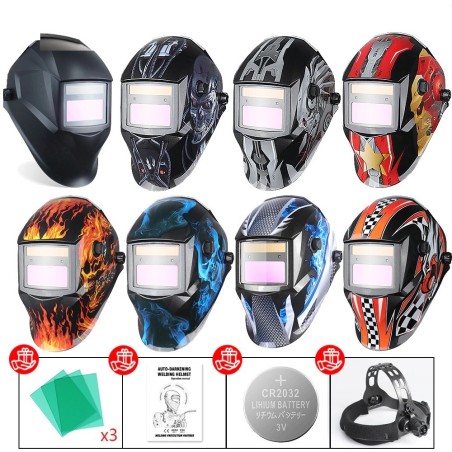 Welding mask - auto darkening - Solar - automatic - DIN 4/9-13 TIG MIGHelmets
