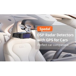 388T DSP - 2 em 1 detector de radar a laser - GPS - alerta de voz