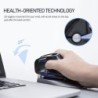 Delux - M618X - mouse vertical sem fio - ângulo ajustável - Bluetooth