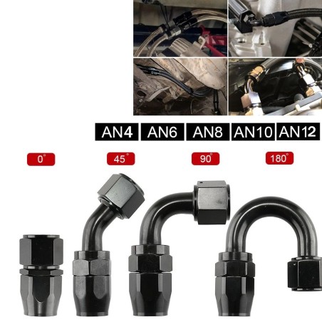 Encaixe universal da extremidade da mangueira - rótula de óleo/combustível - adaptador