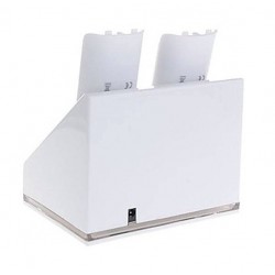 Carregador USB duplo Wii Controller com 2 baterias de 2800mAh