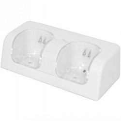 Carregador USB duplo Wii Controller com 2 baterias de 2800mAh