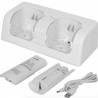 Carregador USB duplo Wii Controller com 2 baterias de 2800mAh