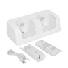 Carregador USB duplo Wii Controller com 2 baterias de 2800mAh