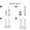 Carregador USB duplo Wii Controller com 2 baterias de 2800mAh