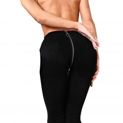 Skinny stretch jeans - with back zipperPants