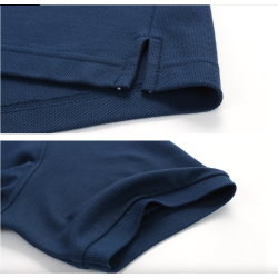 Short sleeve polo t-shirt - collar with buttons - cottonT-shirts