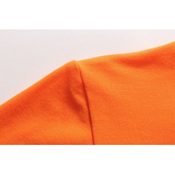 T-shirt polo manga curta - gola com botões - algodão