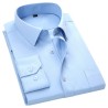 Camisa clássica manga longa - cor sólida - Slim Fit