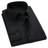 Camisa clássica manga longa - cor sólida - Slim Fit