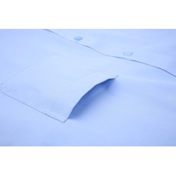 Camisa clássica manga longa - cor sólida - Slim Fit