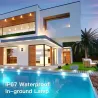 Luzes de convés LED embutidas - ao ar livre - IP67 à prova d'água - DC12V - 16 peças