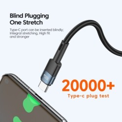 Essager - USB tipo C Para USB C - cabo de carregamento rápido - 60W - 100W