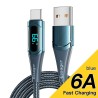 Essager - Cabo USB tipo C para USB C - PD carregamento rápido - com display digital - 100W / 5A