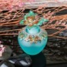 Frasco de perfume de vidro vintage - borboleta de cristal - 30ml