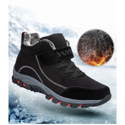 Botas de inverno em camurça - até ao tornozelo - impermeáveis - antiderrapantes