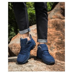 Botas de inverno em camurça - até ao tornozelo - impermeáveis - antiderrapantes
