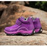 Botas de inverno em camurça - até ao tornozelo - impermeáveis - antiderrapantes