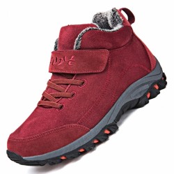 Botas de inverno em camurça - até ao tornozelo - impermeáveis - antiderrapantes