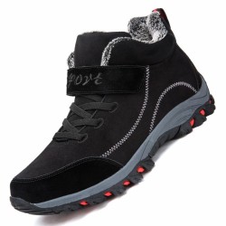 Botas de inverno em camurça - até ao tornozelo - impermeáveis - antiderrapantes