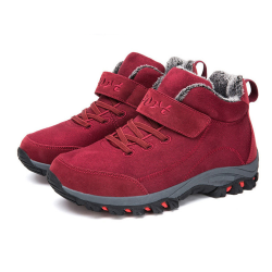 Botas de inverno em camurça - até ao tornozelo - impermeáveis - antiderrapantes