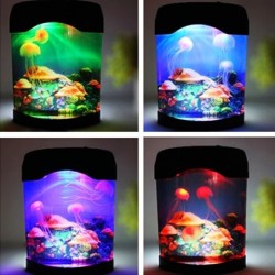 Mini jellyfish aquarium - night lampLights & lighting