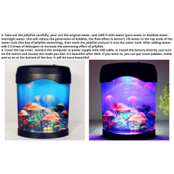 Mini jellyfish aquarium - night lampLights & lighting