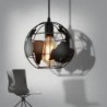 Candeeiro de tecto moderno em ferro - em forma de globo - 60W