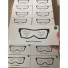 Óculos de festa LED - App / controle manual - USB - Bluetooth