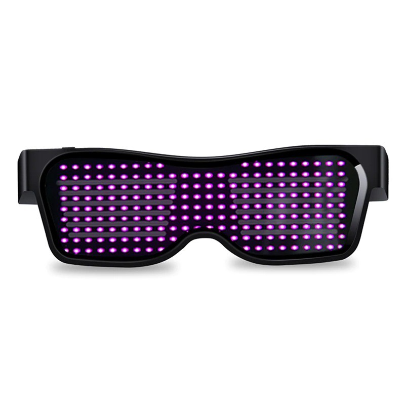 LED party glasses - App / manual control - USB - BluetoothParty