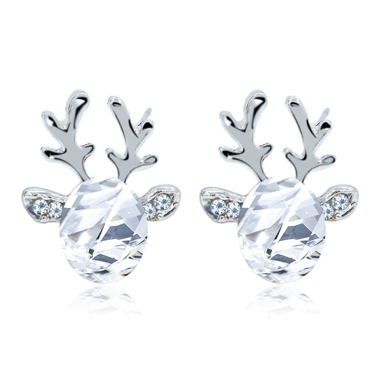 Christmas Elk earrings - with crystalEarrings