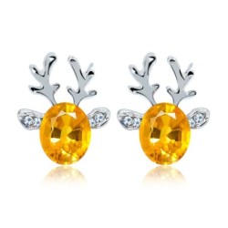 Christmas Elk earrings - with crystalEarrings